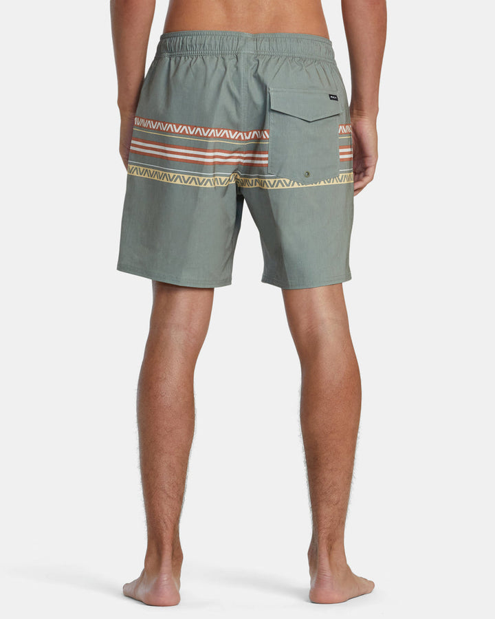 RVCA ATLAS ELASTIC WAIST BOARDSHORTS 17" - ALOE - Sun Diego Boardshop