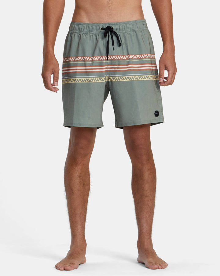 RVCA ATLAS ELASTIC WAIST BOARDSHORTS 17" - ALOE - Sun Diego Boardshop