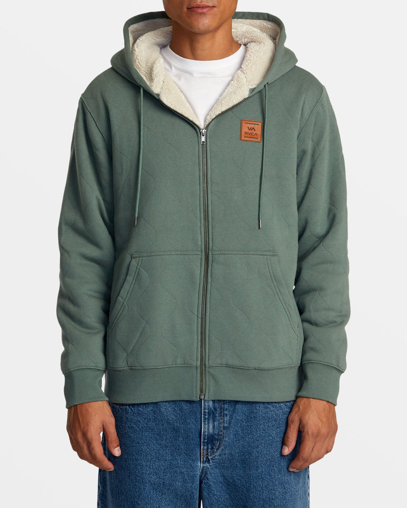 RVCA ARROW ZIP HOODIE - JADE - Sun Diego Boardshop