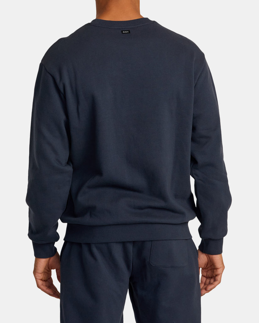 RVCA VA Essential Sweatshirt - INDIGO - Sun Diego Boardshop