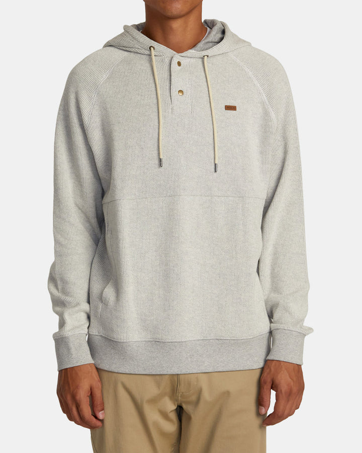 RVCA PORT HOODIE - SILVER BLEACH - Sun Diego Boardshop