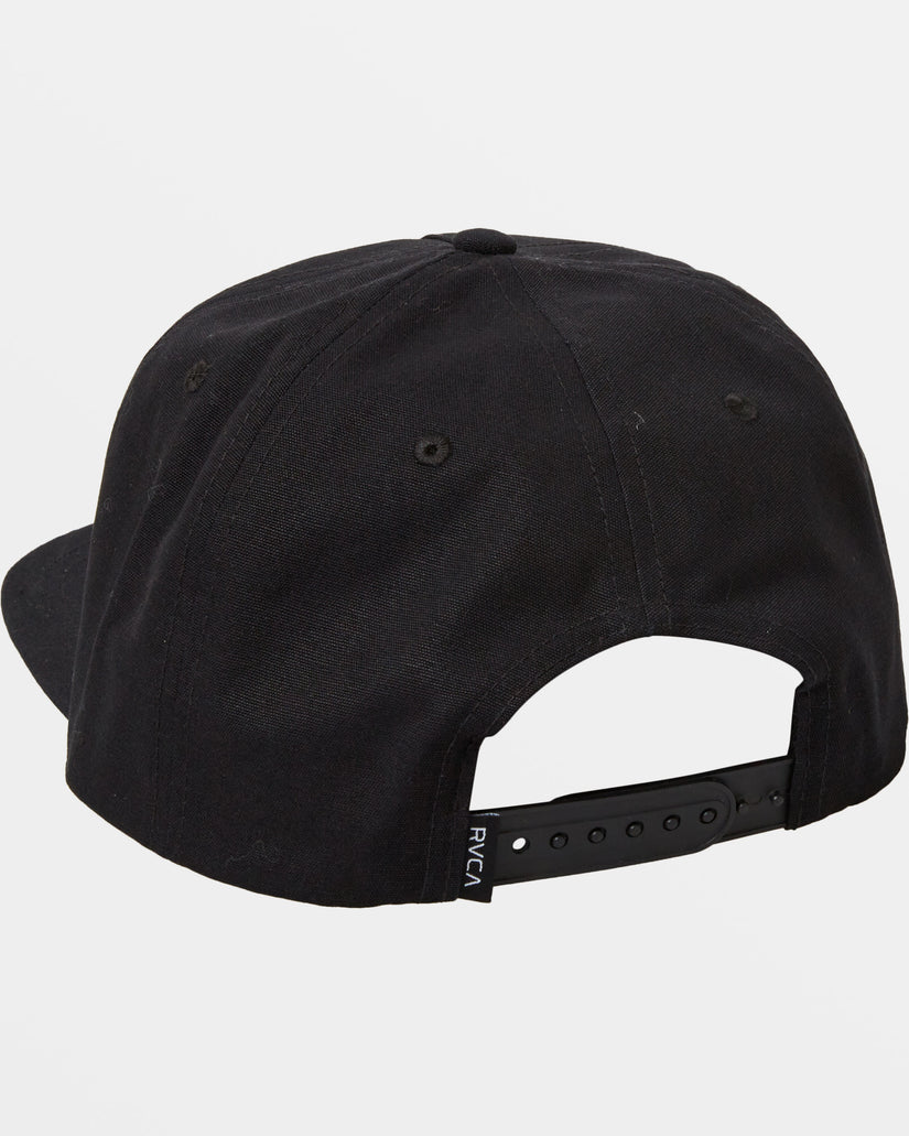 RVCA SAND STORM SNAPBACK HAT - BLACK - Sun Diego Boardshop