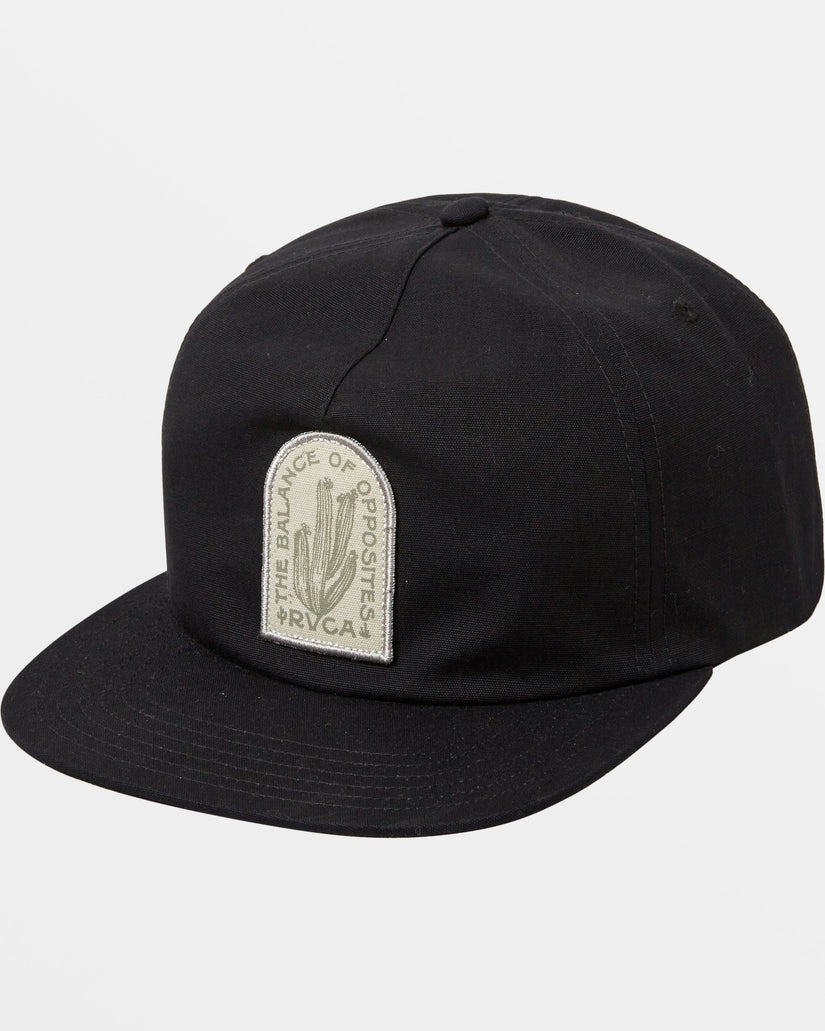 RVCA SAND STORM SNAPBACK HAT - BLACK - Sun Diego Boardshop