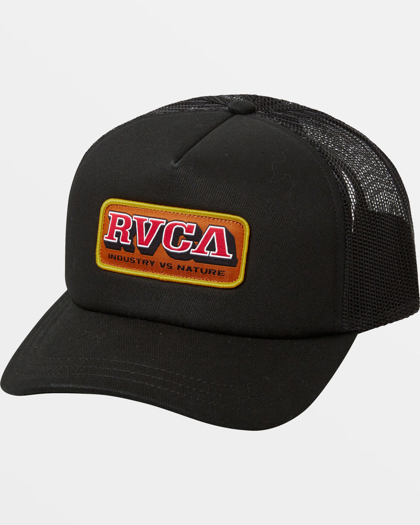 RVCA SERVICE TRUCKER HAT - BLACK - Sun Diego Boardshop