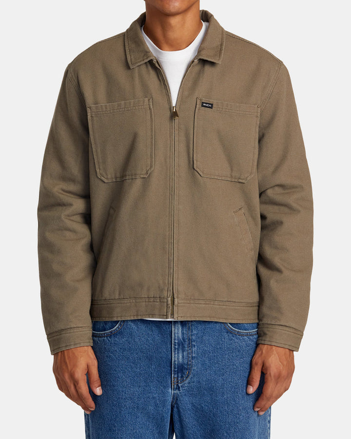 RVCA COPING JACKET - MUSHROOM - Sun Diego Boardshop