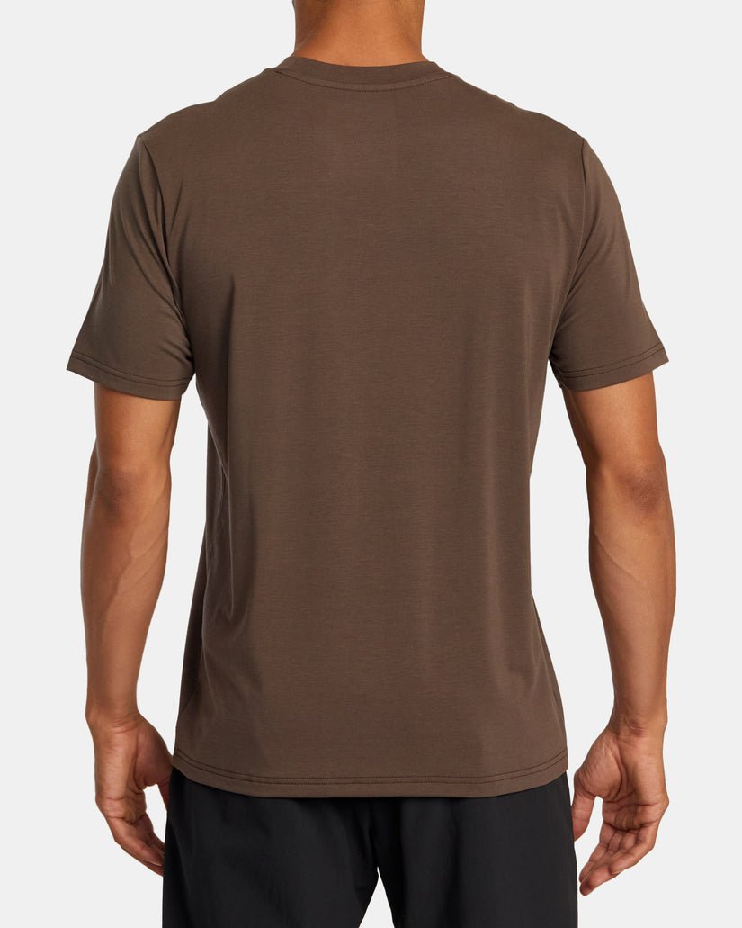 RVCA VA Sport Balance Technical Training Tee - MOCHA - Sun Diego Boardshop