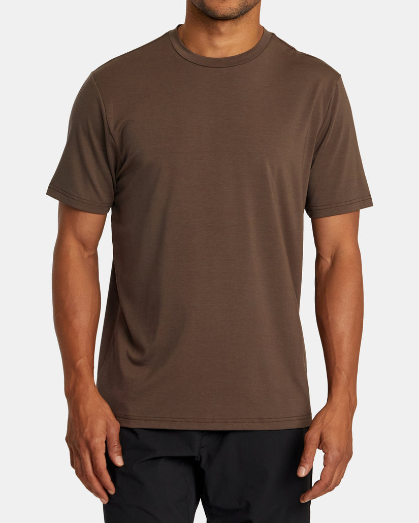 RVCA VA Sport Balance Technical Training Tee - MOCHA - Sun Diego Boardshop