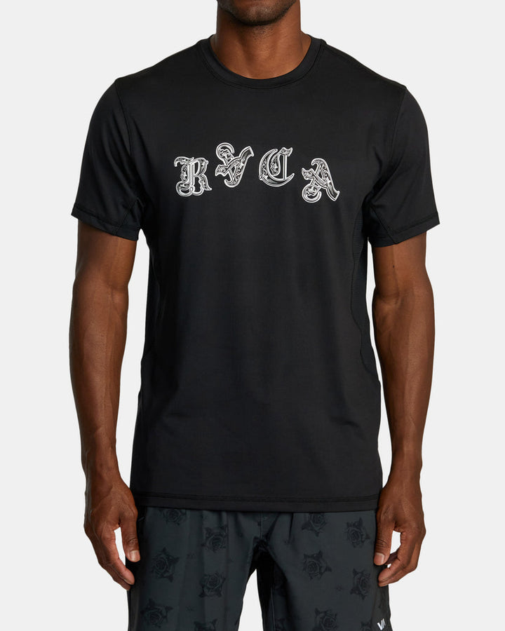 RVCA BENJAMIN JEANJEAN SPORT VENT T-SHIRT - BLACK - Sun Diego Boardshop