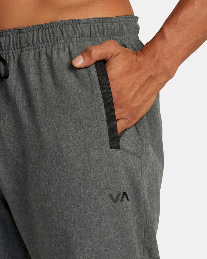 RVCA YOGGER TRACK PANTS II - CHARCOAL HEATHER - Sun Diego Boardshop