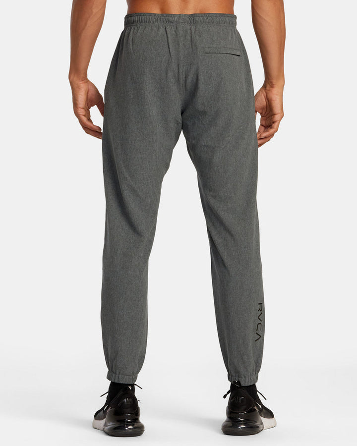 RVCA YOGGER TRACK PANTS II - CHARCOAL HEATHER - Sun Diego Boardshop