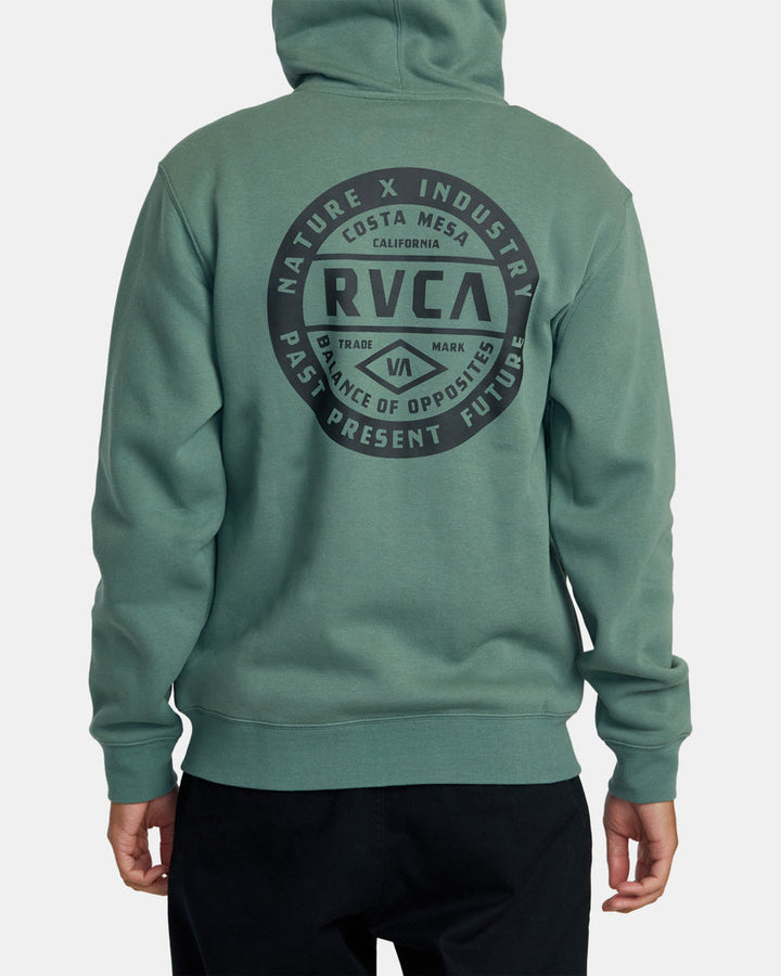 RVCA SEALED ZIP-UP HOODIE - JADE - Sun Diego Boardshop