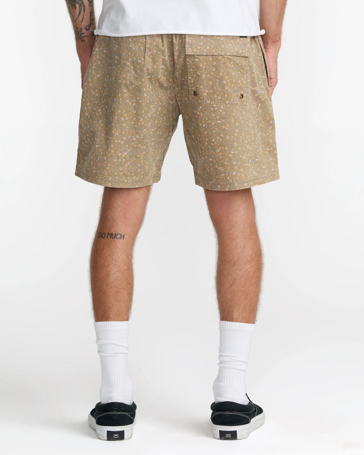 RVCA MEN'S ESCAPE ELASTIC CORD II SHORT - COYOTE
