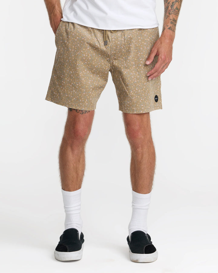 RVCA MEN'S ESCAPE ELASTIC CORD II SHORT - COYOTE