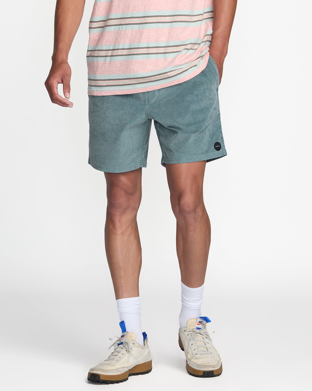 RVCA Escape Elastic Cord Short Ii - Lead - Sun Diego Boardshop