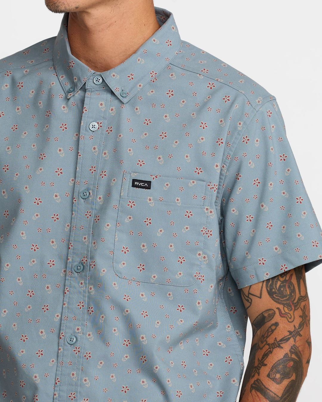 RVCA That'Ll Do Print Short Sleeve Shirt - Lead - Sun Diego Boardshop