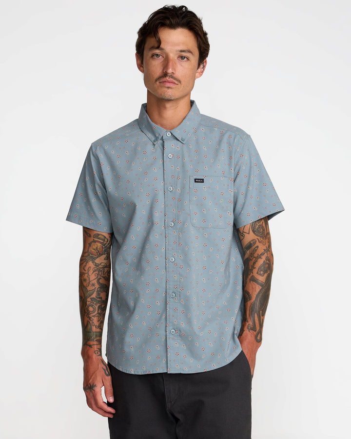 RVCA That'Ll Do Print Short Sleeve Shirt - Lead - Sun Diego Boardshop