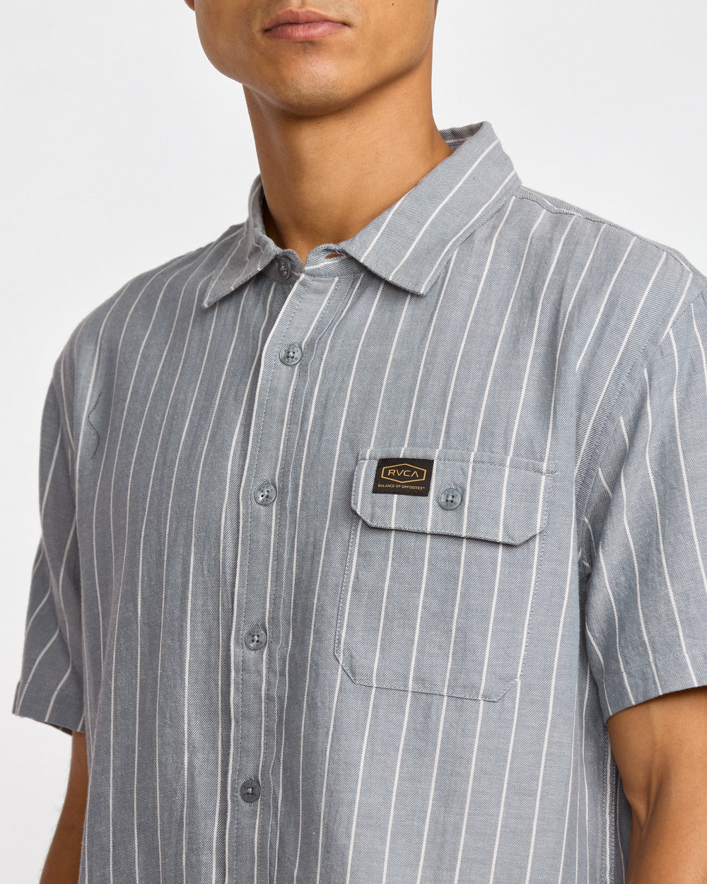 RVCA Dayshift Stripe Ii - Chambray - Sun Diego Boardshop