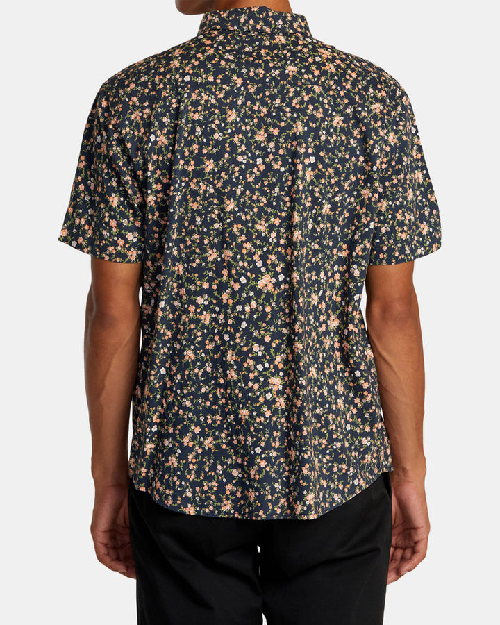 RVCA BOTANICAL SHORT SLEEVE SHIRT - NAVY MARINE - Sun Diego Boardshop