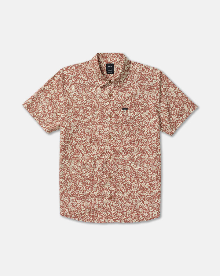 RVCA Botanical Short Sleeve Shirt - Rawhide - Sun Diego Boardshop