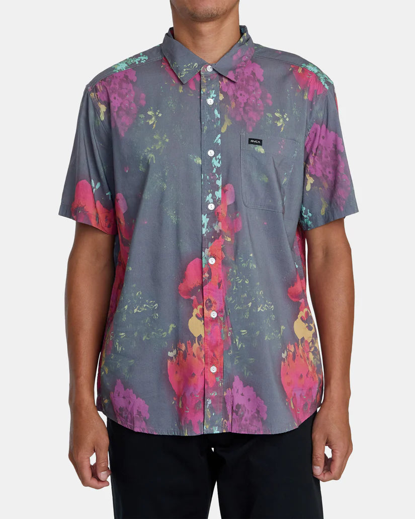 RVCA LOVE BOMB SHORT SLEEVE WOVEN SHIRT - MULTI - Sun Diego Boardshop