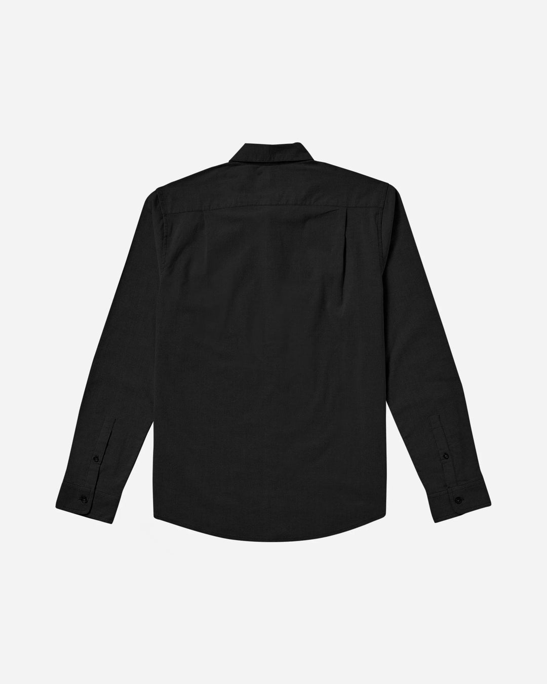 RVCA Men's That'll Do Stretch Long Sleeve Shirt - Black - Sun Diego Boardshop