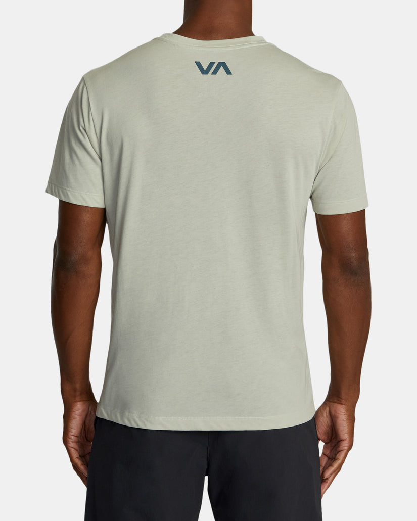 RVCA VA BLUR TEE - CHALK - Sun Diego Boardshop