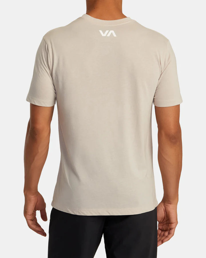 RVCA VA BLUR TEE - WARM GREY - Sun Diego Boardshop