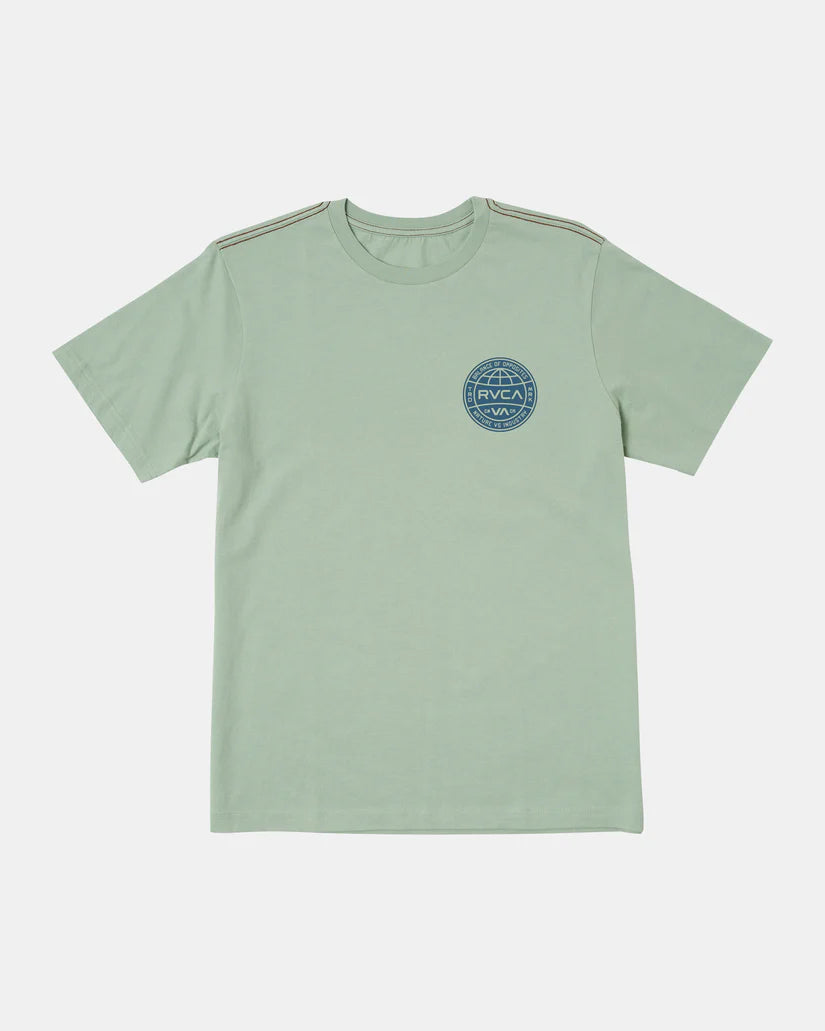 RVCA SEALED T-SHIRT - GRANITE GREEN - Sun Diego Boardshop