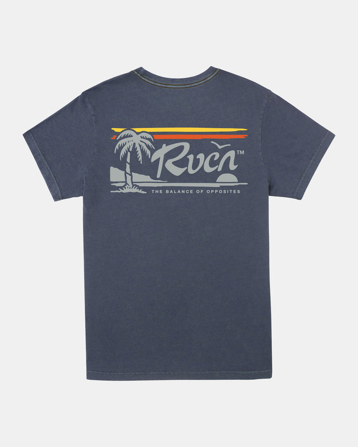 RVCA VISTA T-SHIRT - MOODY BLUE - Sun Diego Boardshop