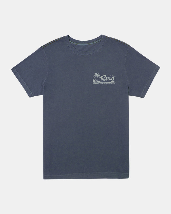 RVCA VISTA T-SHIRT - MOODY BLUE - Sun Diego Boardshop