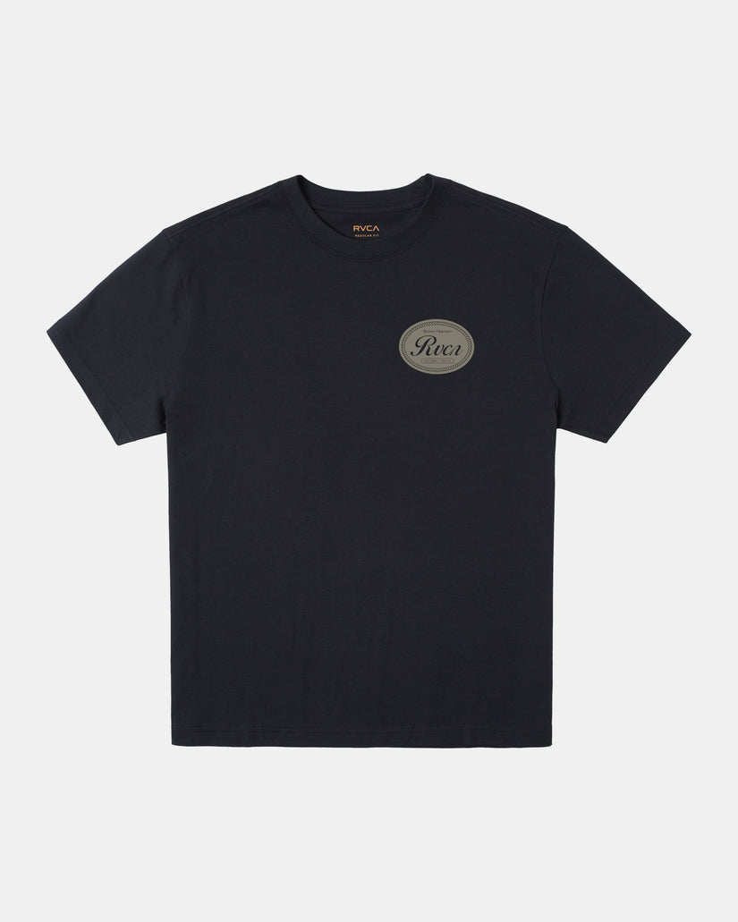 RVCA CLASSIC SEAL TEE - BLACK - Sun Diego Boardshop