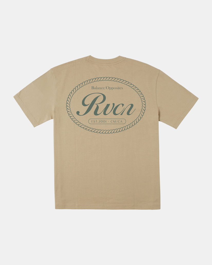 RVCA CLASSIC SEAL TEE - KHAKI - Sun Diego Boardshop