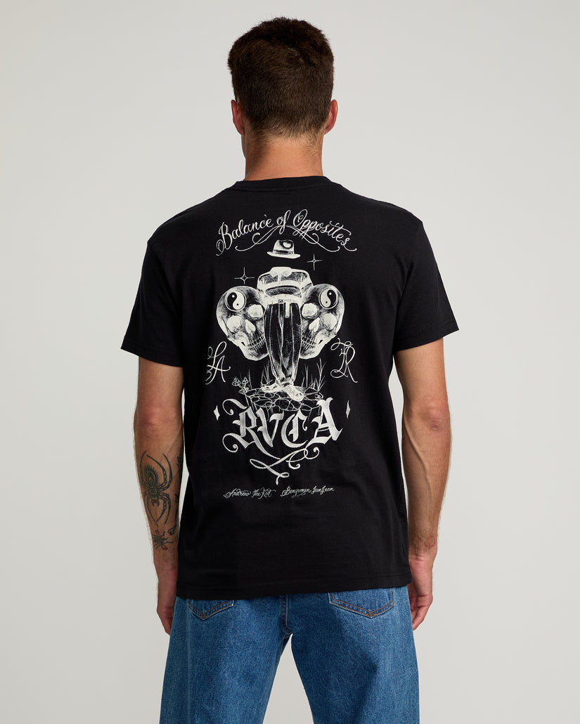 RVCA Invisible Man T-Shirt - BLACK - Sun Diego Boardshop