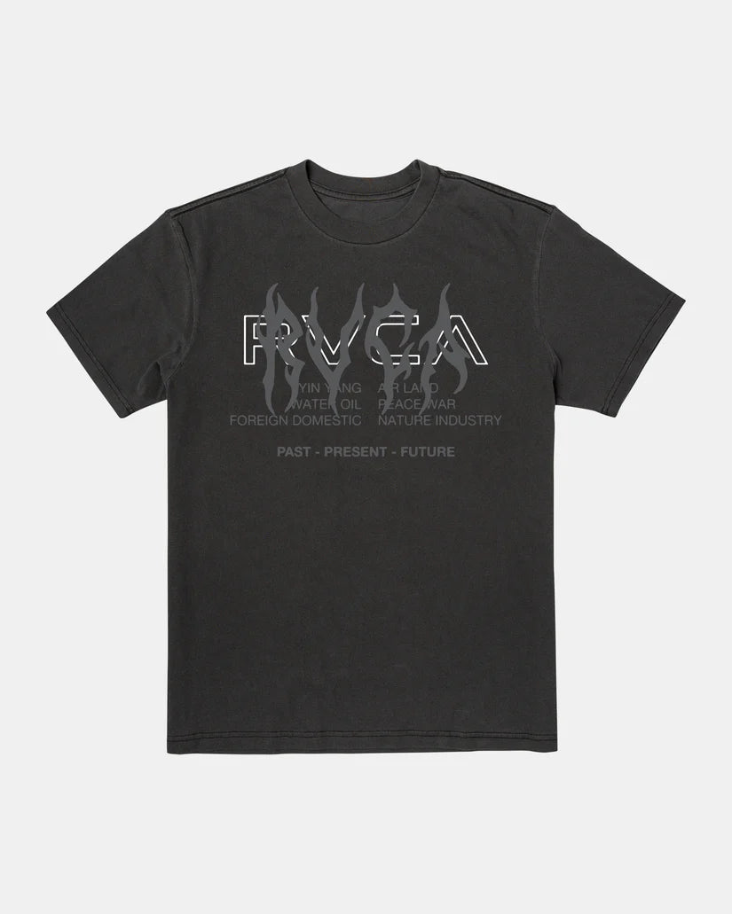 RVCA Metalurgy Short Sleeve T-shirt - BLACK - Sun Diego Boardshop