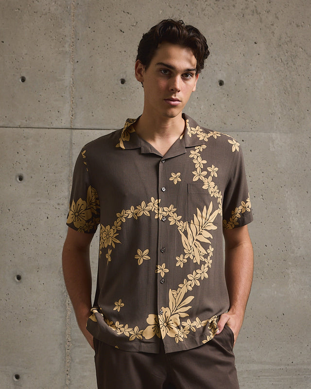 Tenore Aloha Shirt - BARK - Sun Diego Boardshop