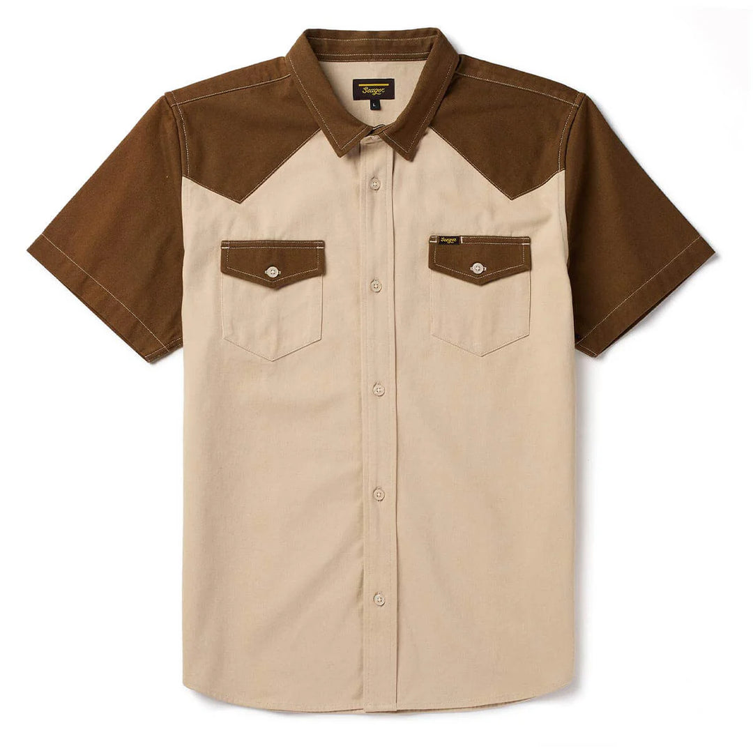 Seager Men's Amarillo S/S Shirt - Vintage Tan - Sun Diego Boardshop