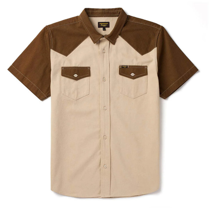 Seager Men's Amarillo S/S Shirt - Vintage Tan - Sun Diego Boardshop