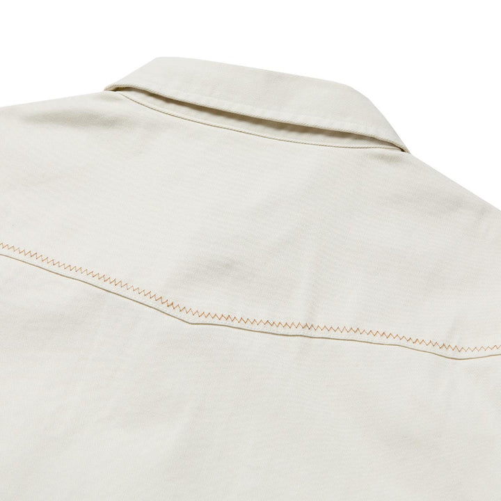 Seager Men's Amarillo Short Sleeve Shirt - White Wash - Sun Diego Boardshop
