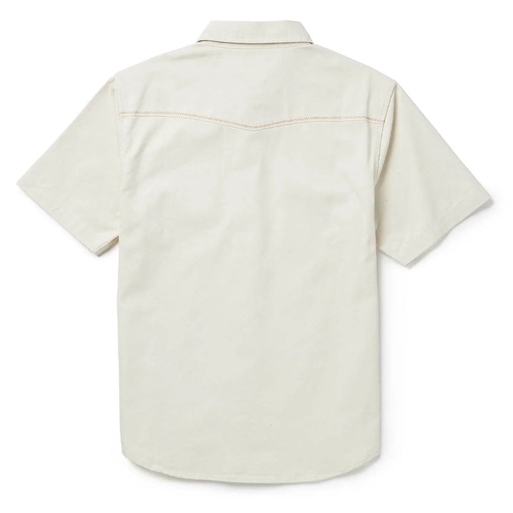 Seager Men's Amarillo Short Sleeve Shirt - White Wash - Sun Diego Boardshop