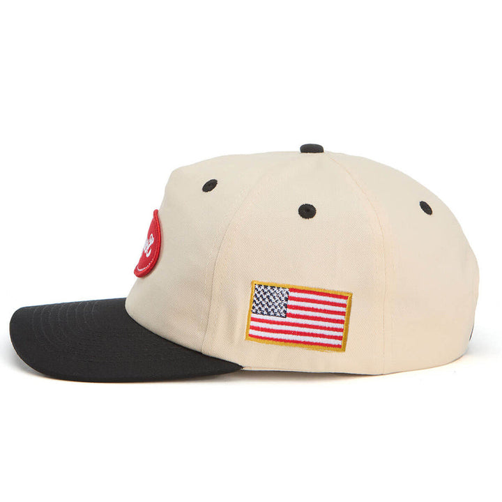 Seager Americana Snapback - Cream/ Black - Sun Diego Boardshop