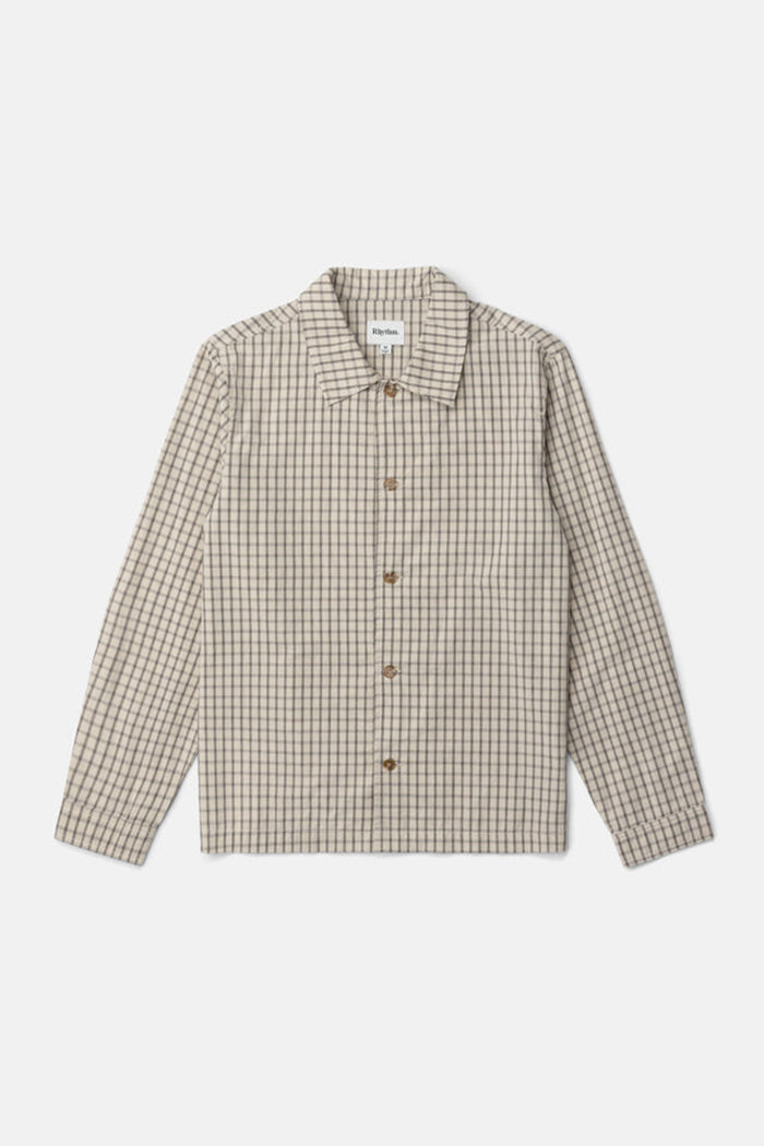 Rhythm Apres Check Ls Shirt - SAND - Sun Diego Boardshop