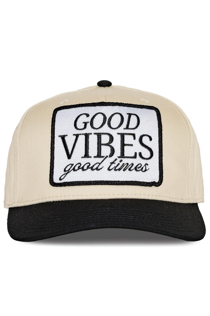 Friday Feeling Good Vibes Good Times Trucker Hat - Grey