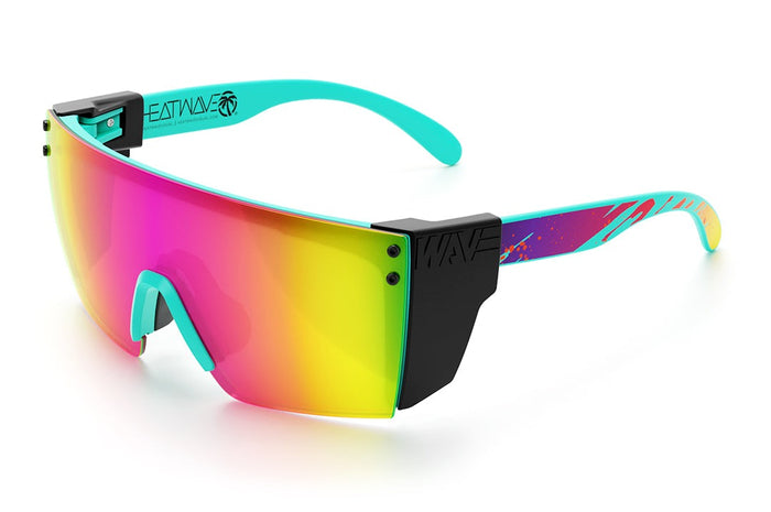 Heat Wave Visual Lazer Face Sunglasses - Aqua Frame Splash Z87 - Sun Diego Boardshop