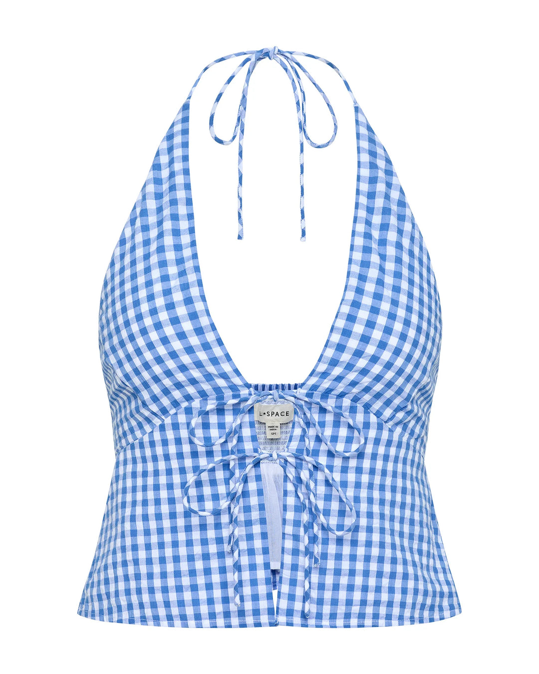 L Space Women's April Top - Morning Gingham