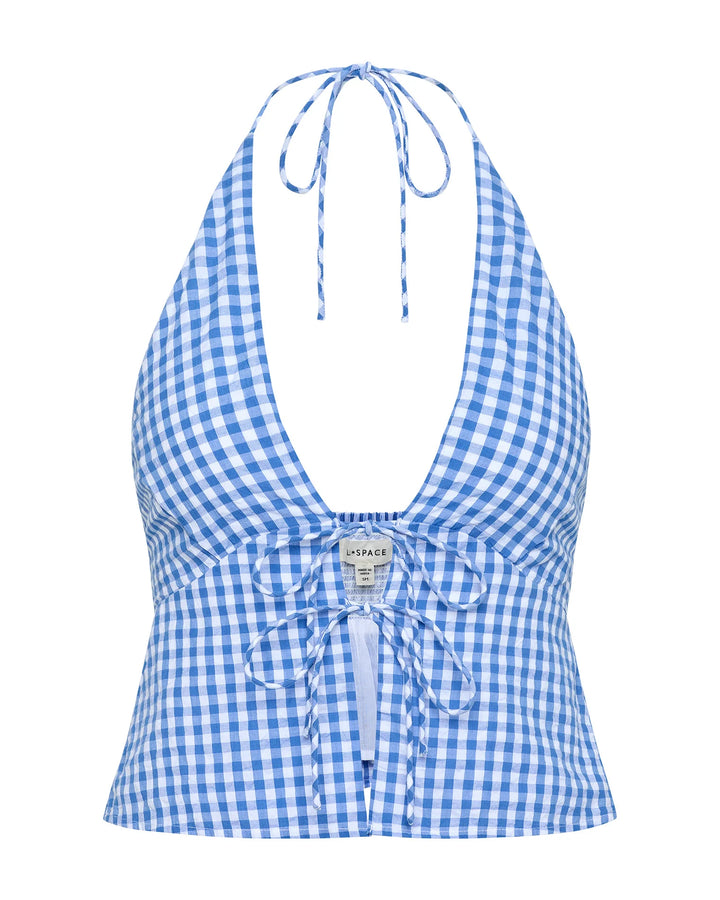 L Space Women's April Top - Morning Gingham