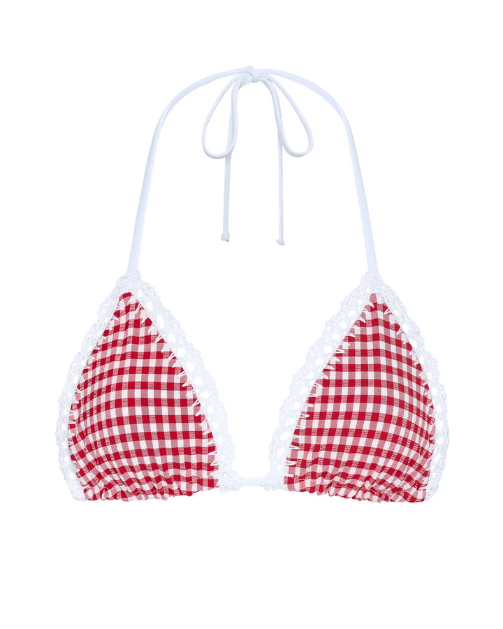 L Space Women's Samba Bikini Top - Lipstick Red - Sun Diego Boardshop