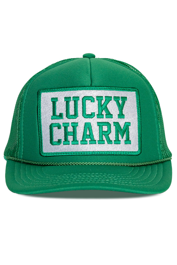 That Friday Feeling Lucky Charm Trucker Hat - GREEN - Sun Diego Boardshop