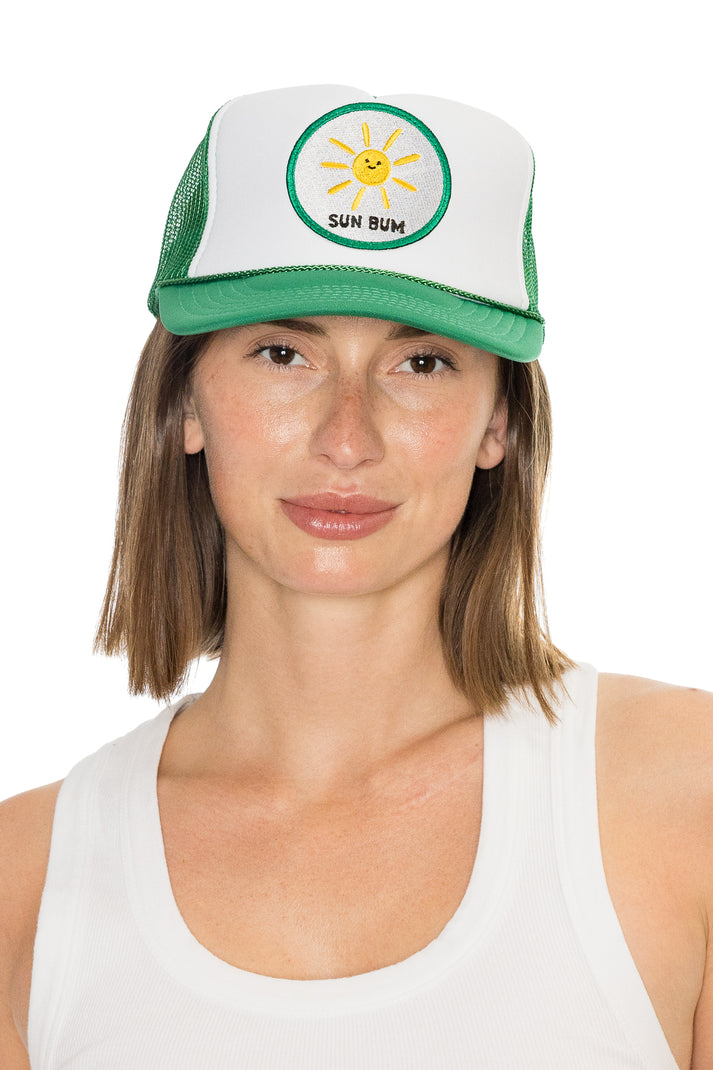 That Friday Feeling Sun Bum Trucker Hat - Green - Sun Diego Boardshop