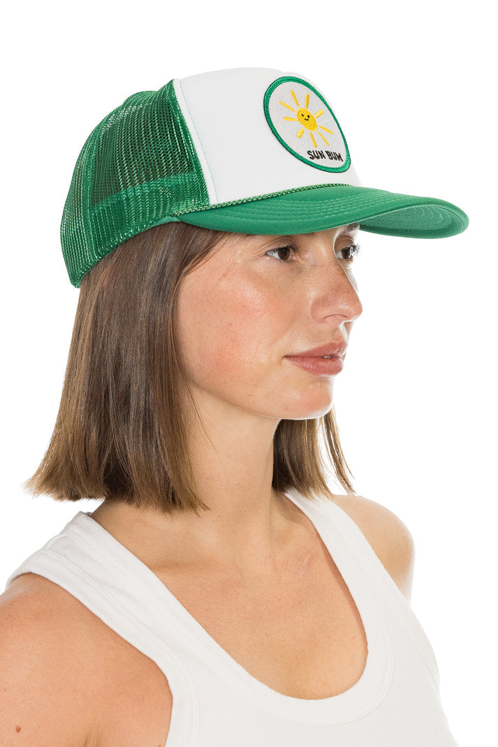 That Friday Feeling Sun Bum Trucker Hat - Green - Sun Diego Boardshop