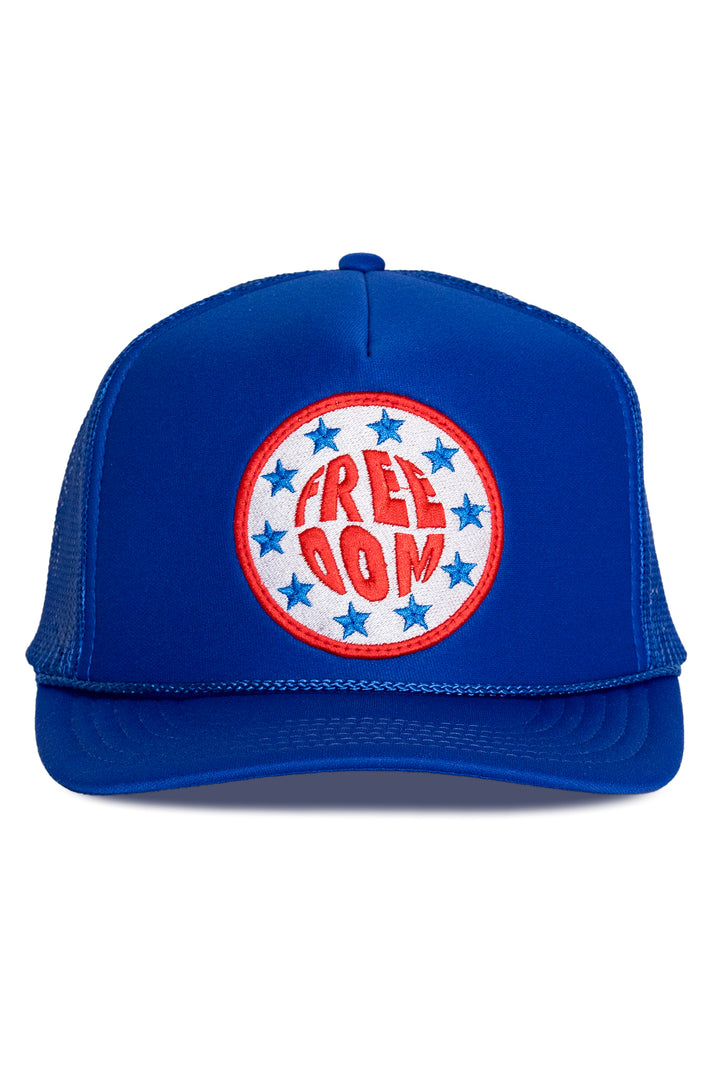 That Friday Feeling Freedom Stars Trucker Hat - Royal Blue - Sun Diego Boardshop